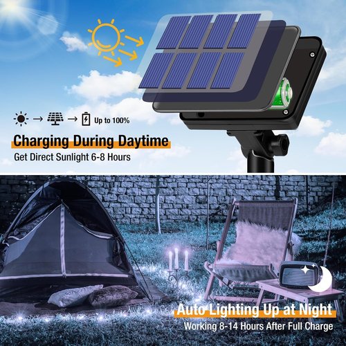 BTFarm Solar String Lights - 320 LED 132FT Waterproof Fairy Lights with 8 Modes | Cool White Copper Wire for Garden & Wedding Decor