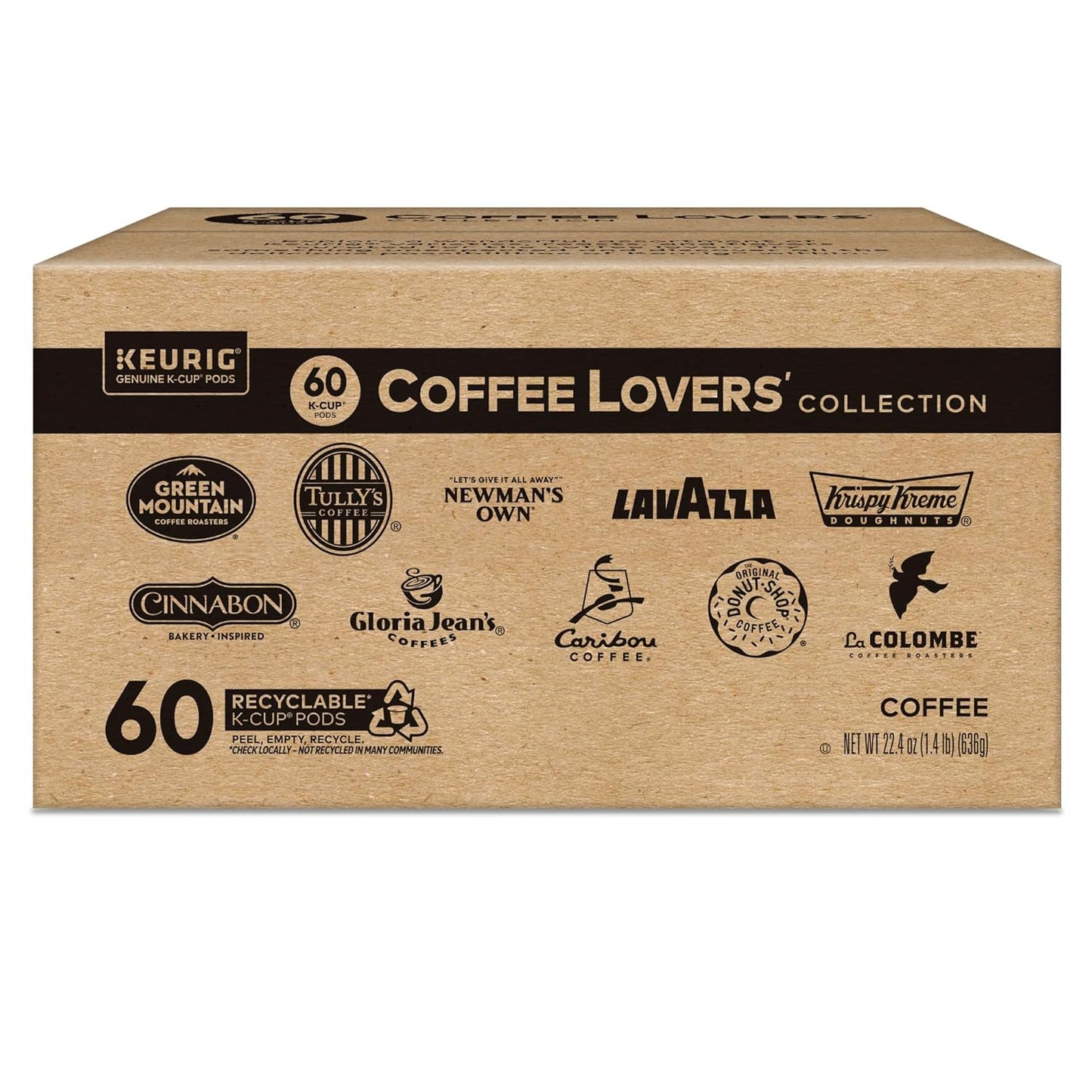 Keurig® Coffee Lover's Collection - Variety Pack of 60 Single Serve K-Cup Pods