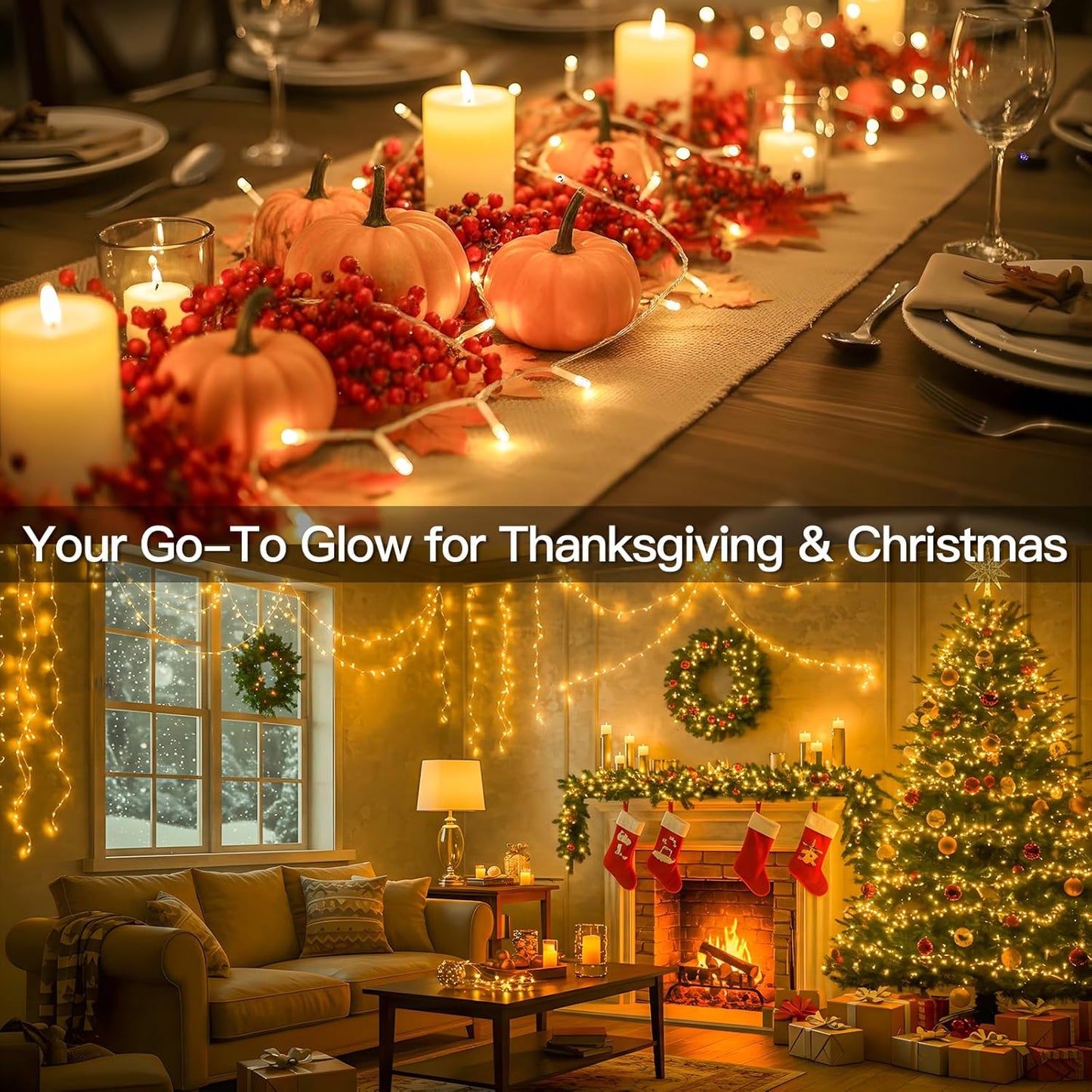 Suddus Indoor String Lights - 33ft Warm White LED Fairy Lights with Remote & Timer | Perfect for Bedroom, Weddings, and Outdoor Decor
