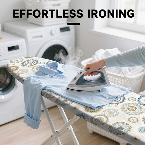Ironing Board Cover by [Brand Name] - 15"x54" Heavy Duty Non-Slip Replacement with Thick Padding & Elastic Edges