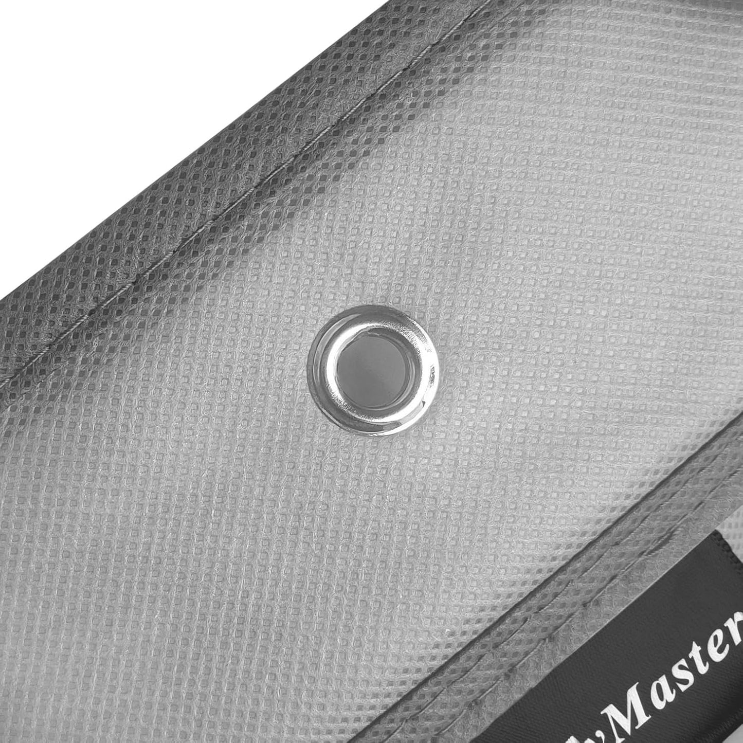 Skiennix Clear Crystal Hanging Shoe Organizer - 35 Pockets Over The Door Rack | Grey with 4 Hooks