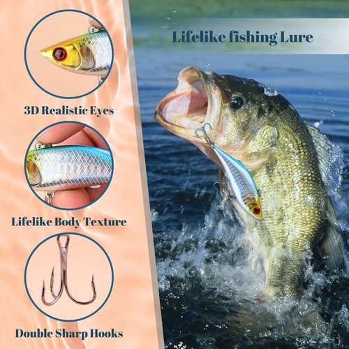 Fishing Advent Calendar for Adult Men - Fishing Lures Kit with Tackle Box Advent Calendar for Fisher Teen Boys - 2024 Xmas Holiday Surprise Gift for 24 Days Christmas Countdown