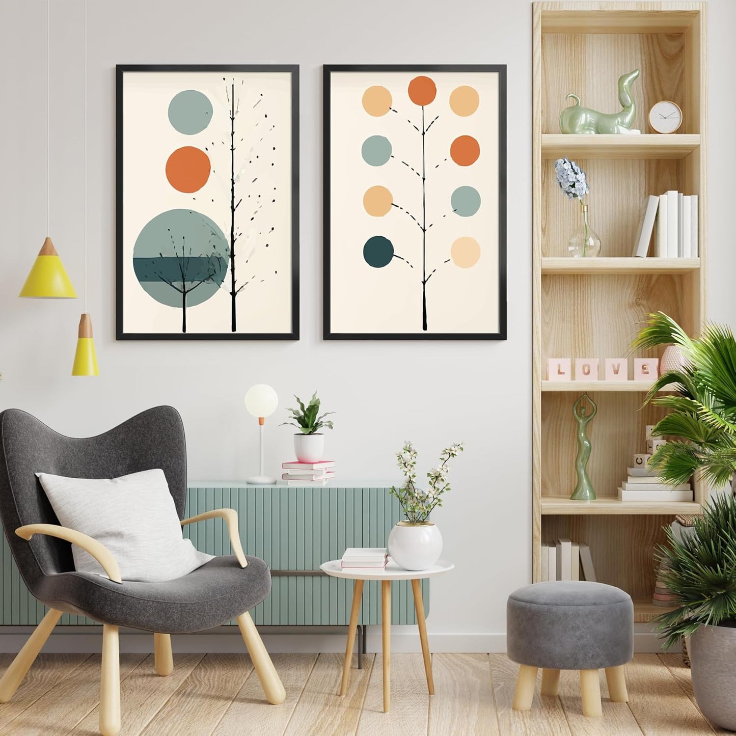 LaVie Home 22.375x34 Picture Frame - Classic Black Frame with HD Plexiglas | Vertical & Horizontal Display