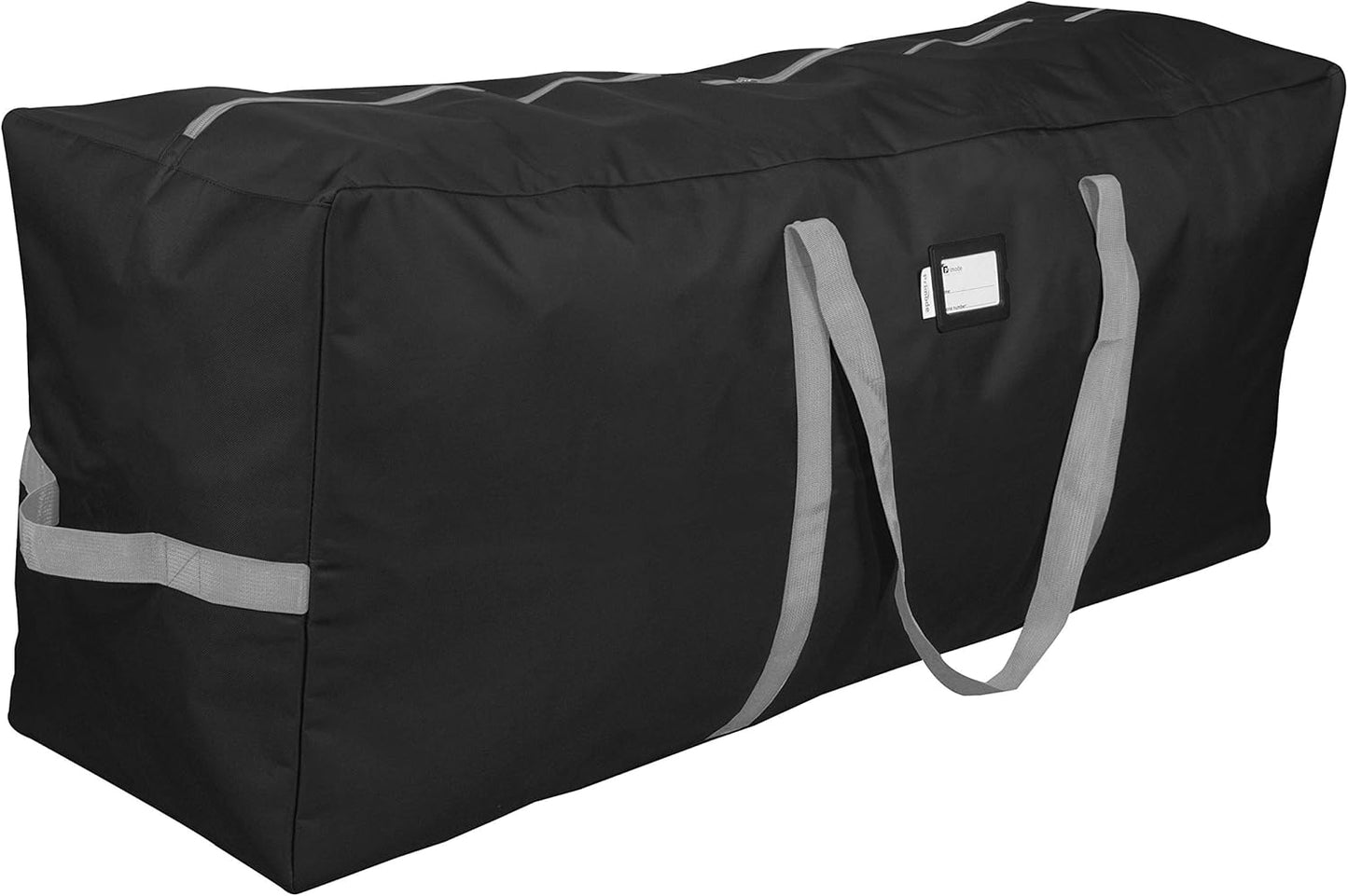 Primode Heavy Duty Christmas Tree Storage Bag - Fits Up to 9 Ft Trees | Durable 600D Oxford Material, Black