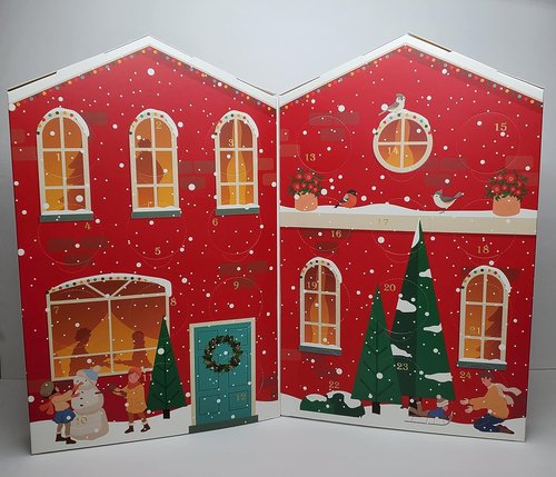 Holiday Coffee Advent Calendar Gift Set - 24 Premium Single-Serve 100% Arabica Holiday Flavored Coffees
