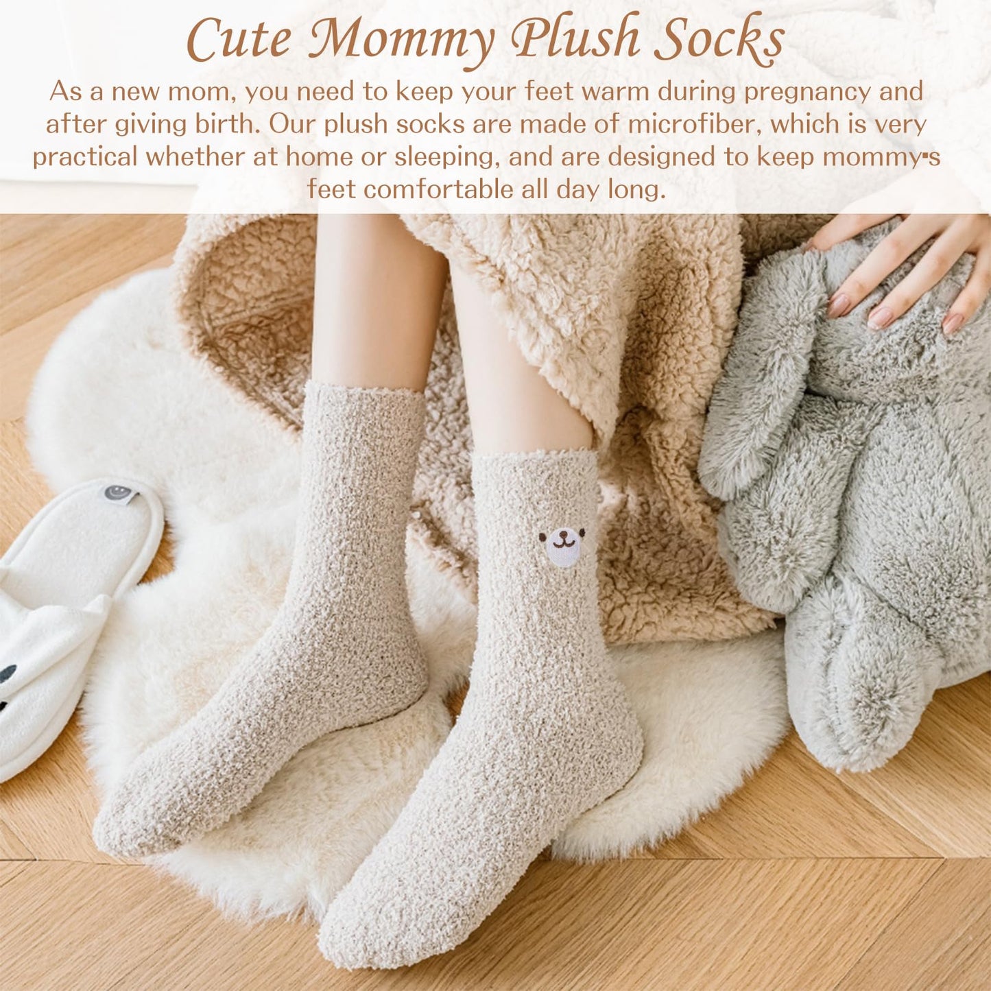 New Mom Gifts for Women, 9pcs Pregnancy Gifts for Expecting Mom, Cute Baby Gifts New Parents Gifts for Couples w/Mom and Dad Mugs for Gender Reveal Baby Shower First Time Mom to be Gifts(Khaki)