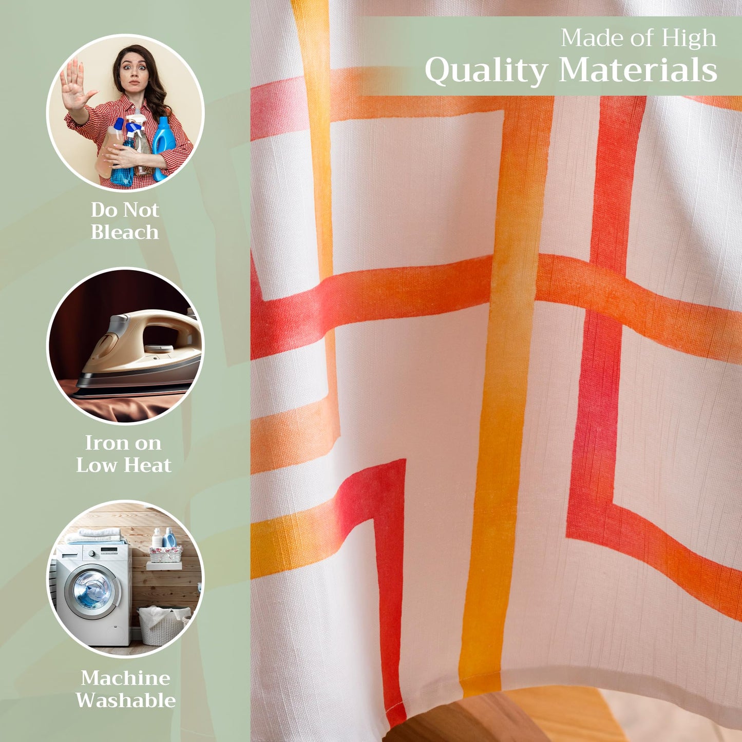 Maison d' Hermine Table Cloth Round Table 100% Cotton 63 Round Inches Tablecloth Reusable Decorative for Dining Kitchen Room Farmhouse Home Gifts for Mothers Day Spring Summer - Summer Maze