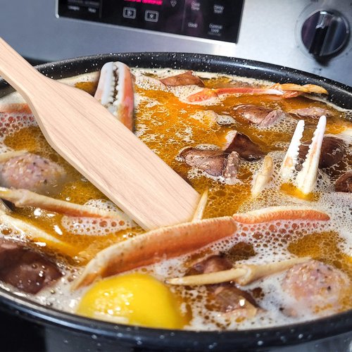 36 inch Large Wooden Mixing Stirring Paddle-Kitchen Accessories,Wood Mash Spoon for Cooking in Big Pot and Stockpots