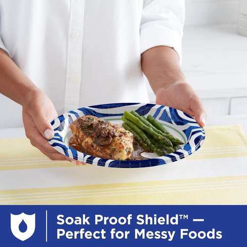 Dixie Ultra Large Paper Plates - 10 Inch, 172 Count | Heavy Duty, Microwave-Safe & Soak-Proof