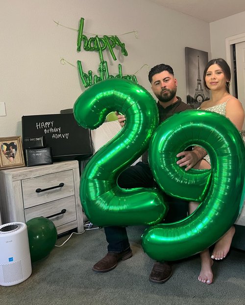 Green Number 60 Balloon 40 inch, 60th Green Birthday Decorations, 60 Year Old Women Men Party Supplies, St. Patrick's Day Games Theme Birthday Deco