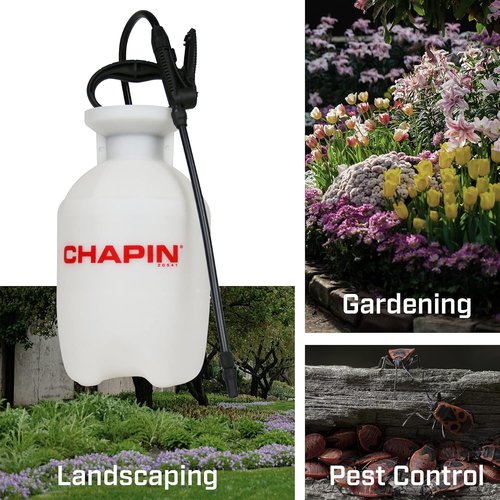 Chapin 20541 1-Gallon Foaming Pump Sprayer - Adjustable Nozzles & Anti-Clog Filter for Lawn & Garden