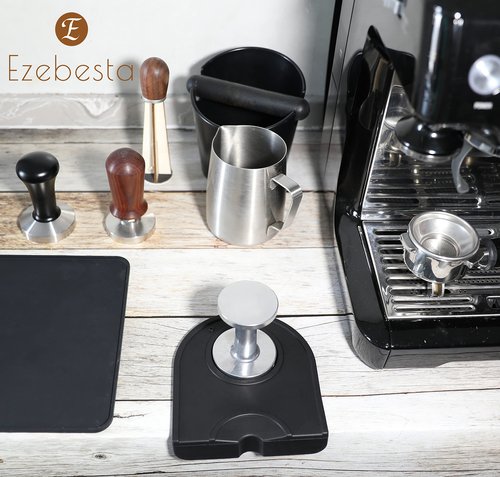 Ezebesta Dual-Sided Espresso Hand Tamper 51mm and 58mm Dual Ended Tamper Coffee Ground Press Barista Tool for Portafilter Machine