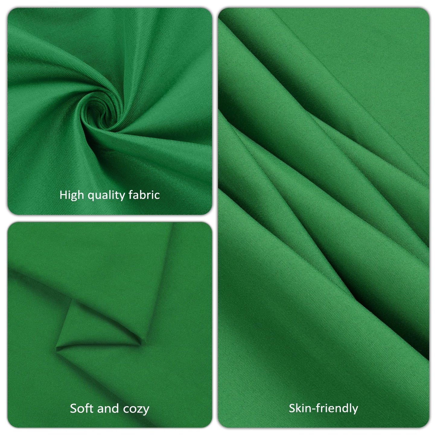 pepmily 8 Pack Green Table Cloth 60x102 Inch Rectangle Tablecloth for 6 Foot Rectangle Tables, Wrinkle Resistant Washable Polyester Fabric Table Cover for Dining Banquet Wedding Party