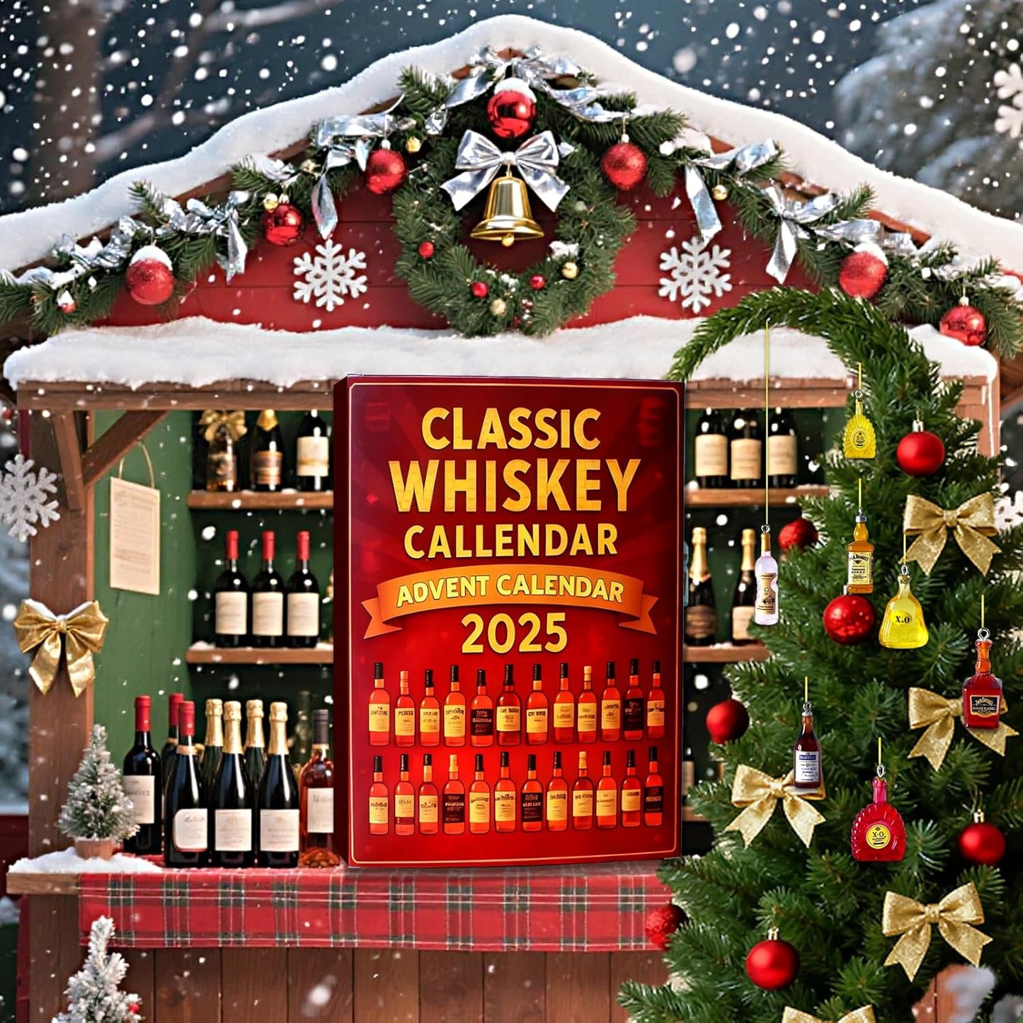 2025 Whiskey Advent Calendar - 24-Day Countdown for a Daily Tasting Journey Through Whiskey Flavors