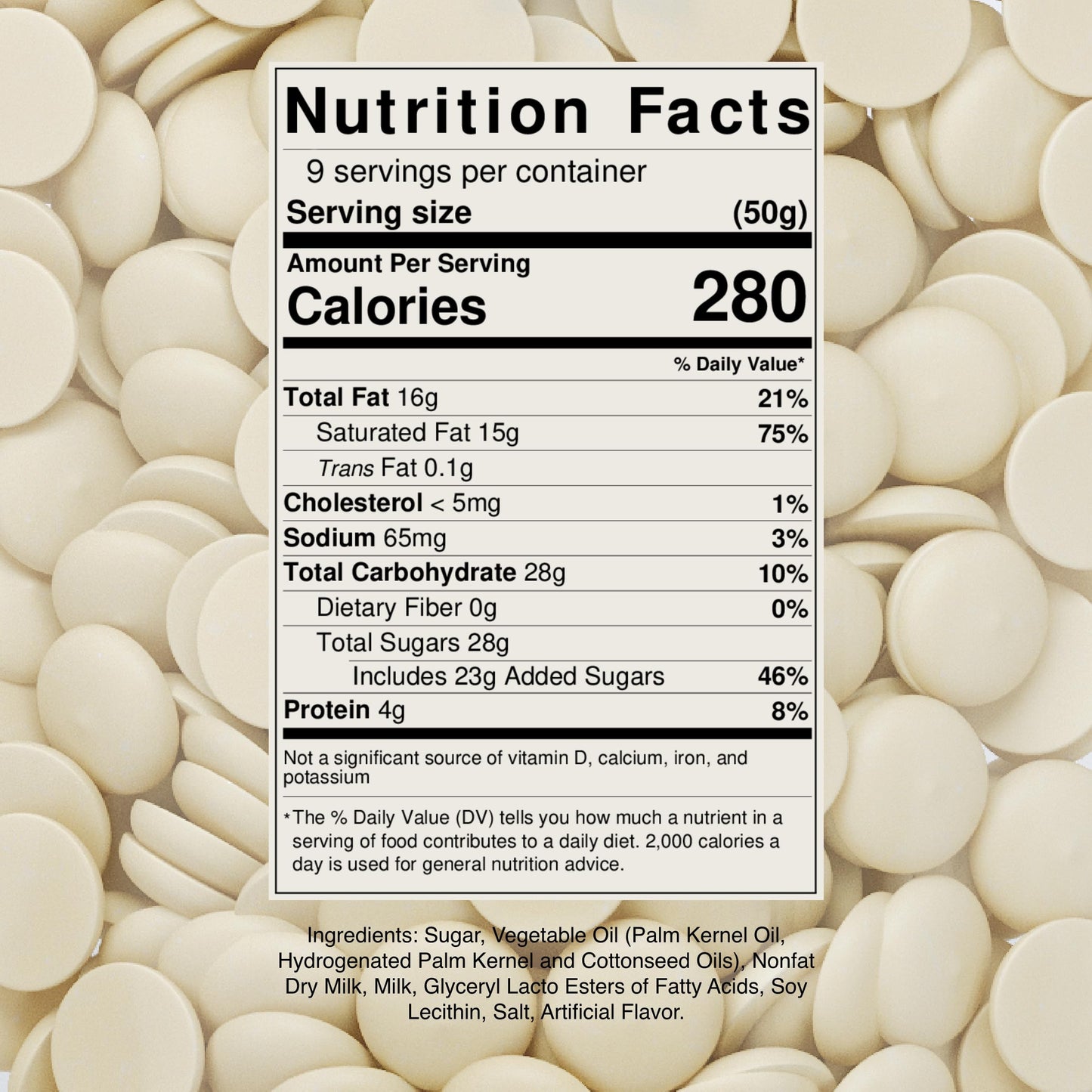 Merckens White Melting Chocolate - 1 Pound of Premium Quality White Chocolate Flavored Melting Wafers to make Dubai Chocolate Bar, Cake Pops, Cocoa Bombs, & Homemade Desserts