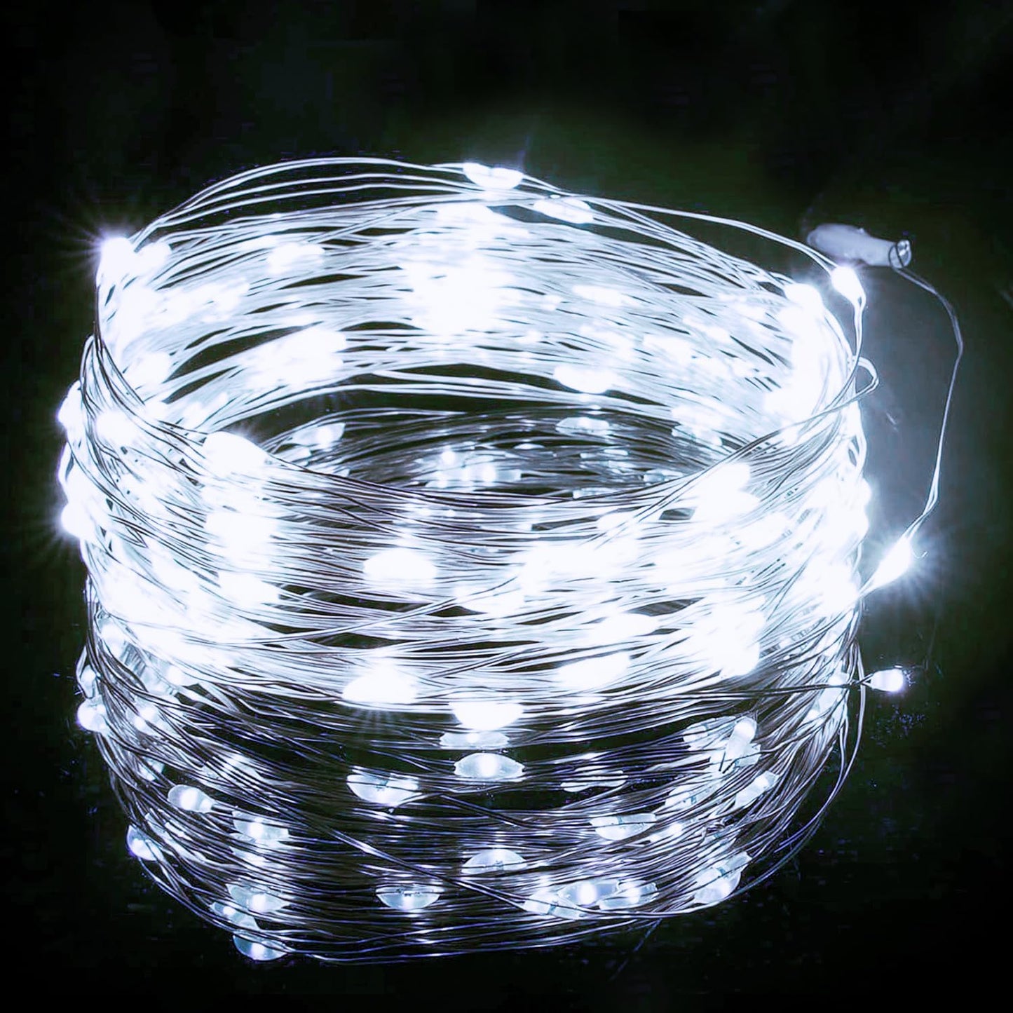 Skiennix 20 LED Fairy Lights - 7Ft Waterproof Twinkle String Lights for Weddings & Decor | 8 Pack