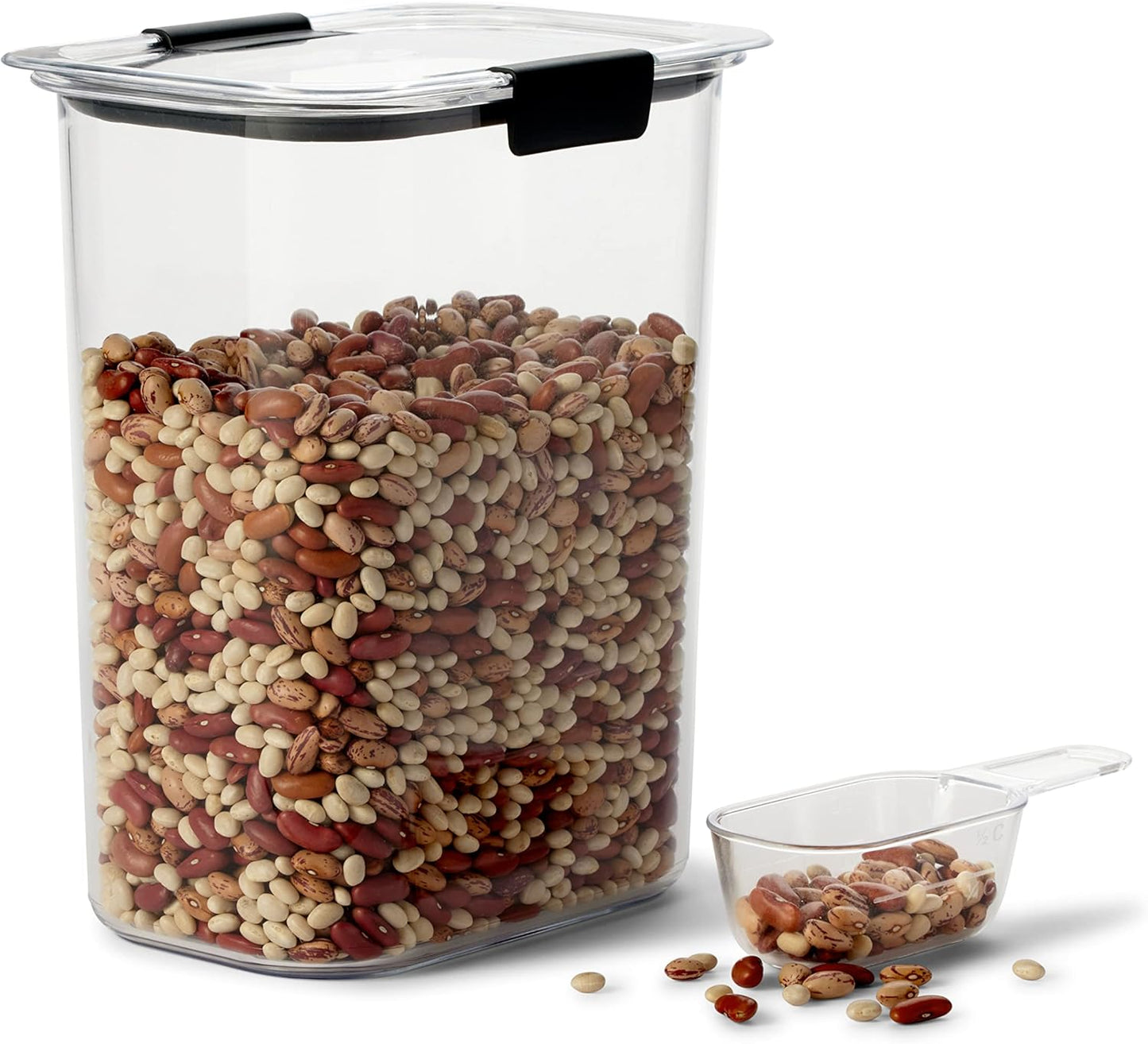 Rubbermaid Brilliance Food Storage Containers - BPA-Free, Airtight Kitchen Set | 3 Clear Containers, 16 Cups