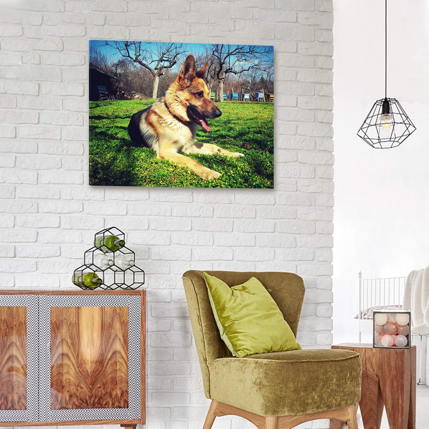 Skiennix Personalized Canvas Print - Custom Wall Art for Bedroom & Living Room | 14" W x 11" H