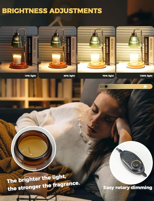GODONLIF Candle Warmer Lamp - Dimmable with Timer | Perfect Birthday Gift for Women & Home Decor