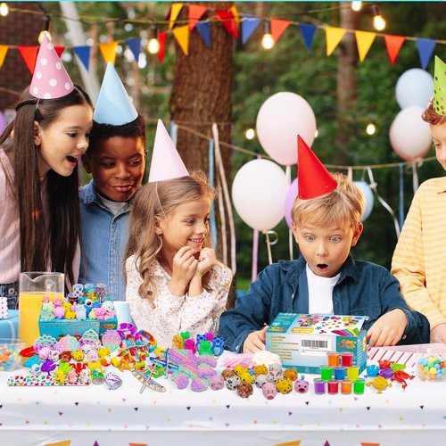 DQstar Party Favors | Treasure Box Prizes for Kids 4-12 | Perfect for Goodie Bags & Birthdays