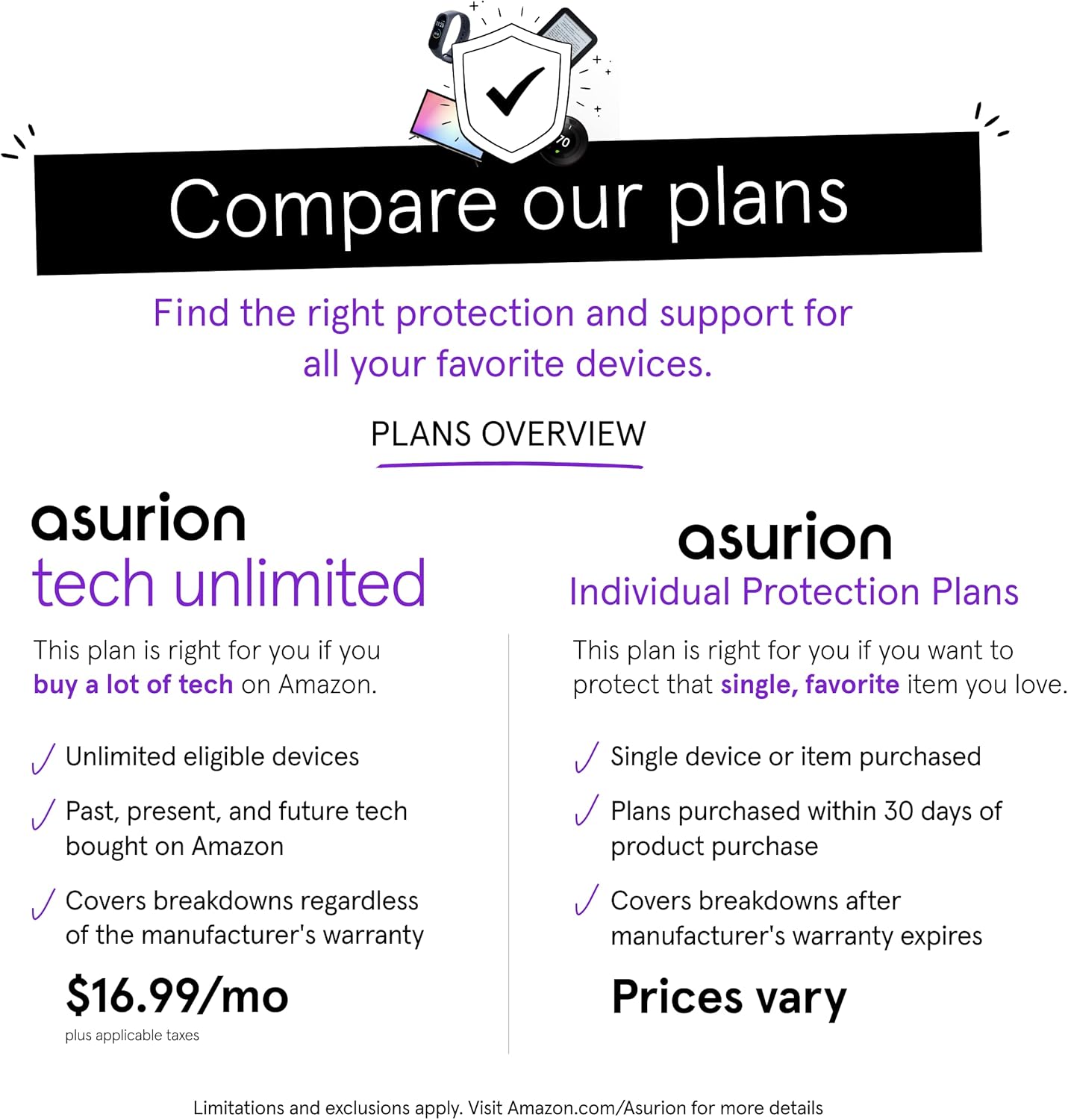 ASURION 3-Year Floorcare Protection Plan - Comprehensive Coverage for $150-$174.99
