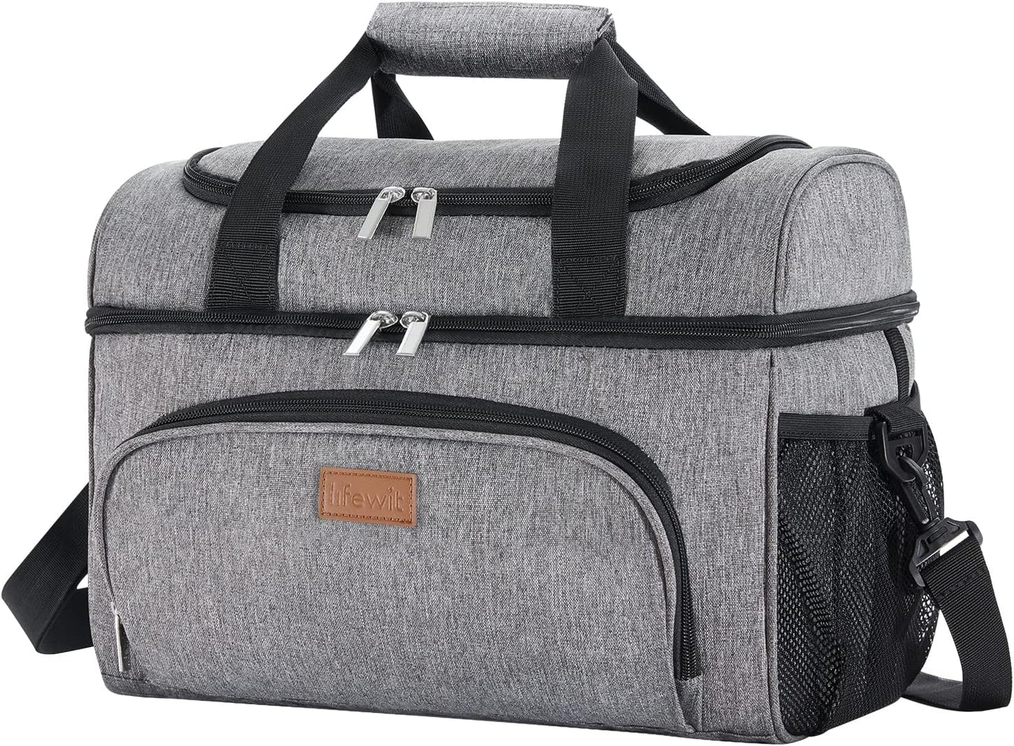 Lifewit Insulated Cooler Bag - Large 32/48 Can Leakproof Beach Cooler | Lightweight Double Layer Soft-Sided Ice Chest for Travel