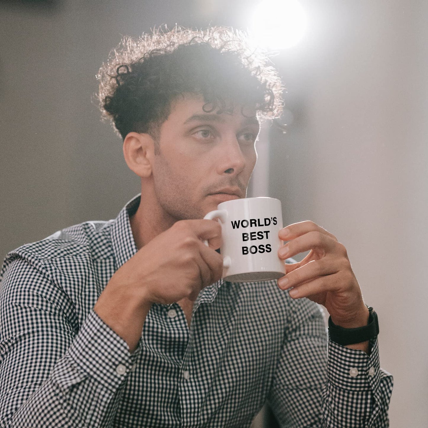 World's Best Boss Mug,Coffee Mug 11 oz Ceramic Mug Funny Unique Idea Cup Gifts for Office Male Female Bosses Coworkers (11oz)