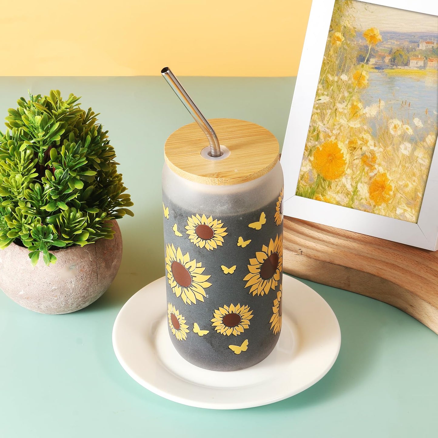 Sunflower Gifts Baskets for Women, Self Care Package Get Well Gift Spa Gift Set for Her, Thinking of You Thank You Gifts, Sunshine Gifts for Women Friends Sister Teacher Mom