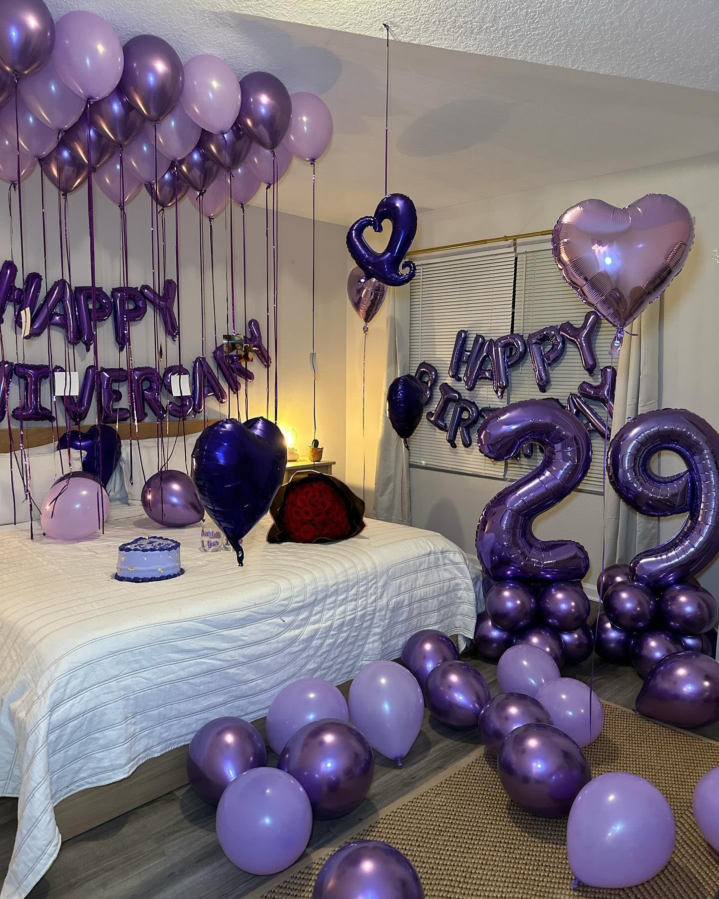 Purple 2 Balloon, Number Balloon 40 Inch, Two Balloon Number Birthday Decorations, Second 2nd Birthday Party Supplies, Number 2 Balloon