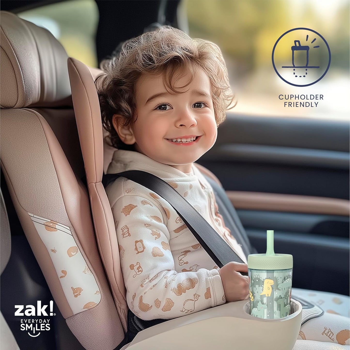 Zak Designs Peppa Pig Toddler Tumblers - 9oz Double Wall Leak-Proof Sippy Cups | 2-Pack for Travel & Home