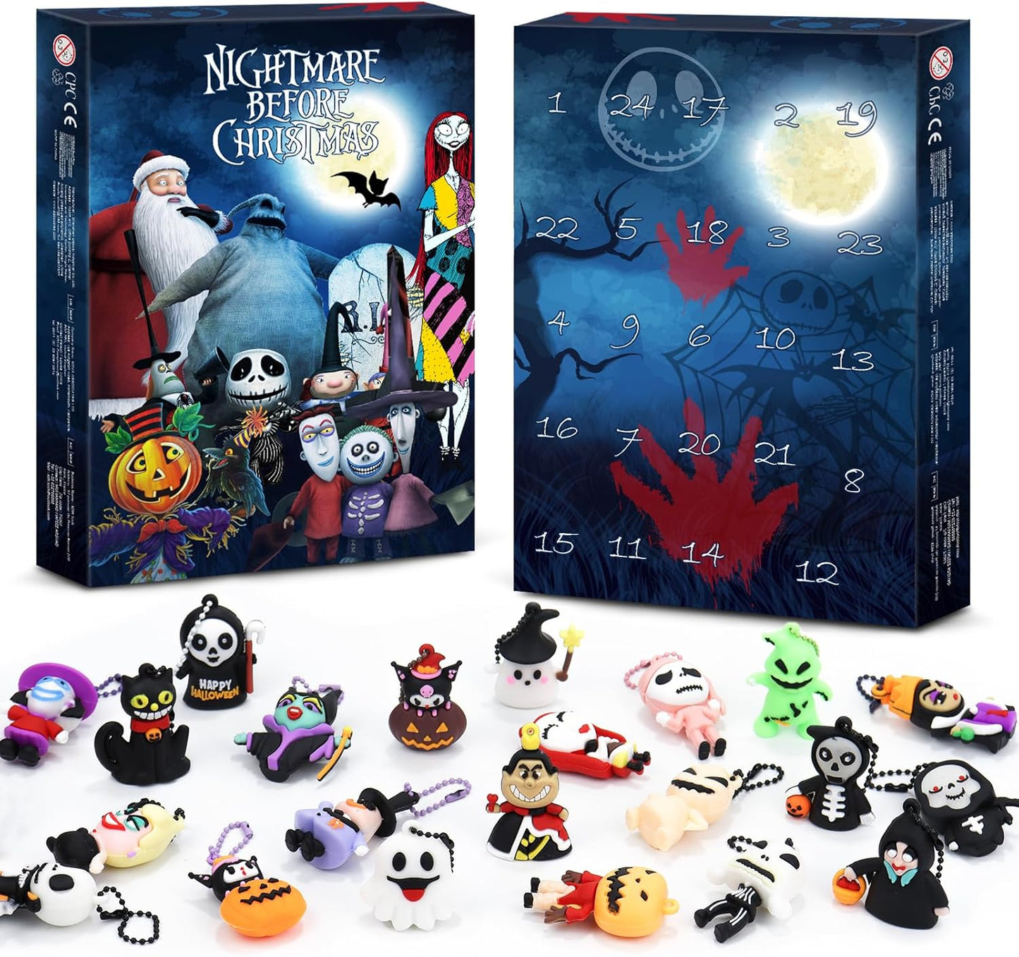 SWIND Christmas Advent Calendar 2026 - Horror Figures Countdown Calendar with 24 Collectible Dolls