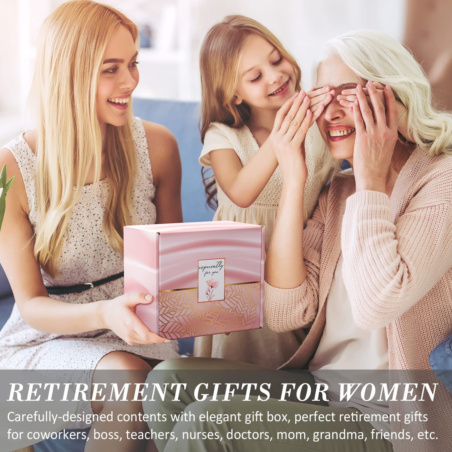 Retirement Gifts for Women 2025, Happy Retirement Gifts for Coworker, Teacher, Boss, Nurses, Friends, Mom, Grandma, Retirees, Best Retirement Gifts Funny Female Retired Gifts Basket with Wine Tumbler