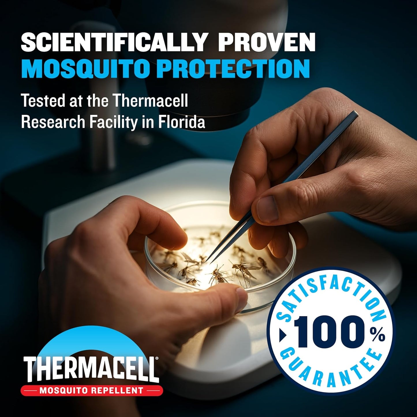 Thermacell E-Series Mosquito Repeller - Rechargeable with 20’ Protection Zone | Scent-Free Bug Spray Alternative