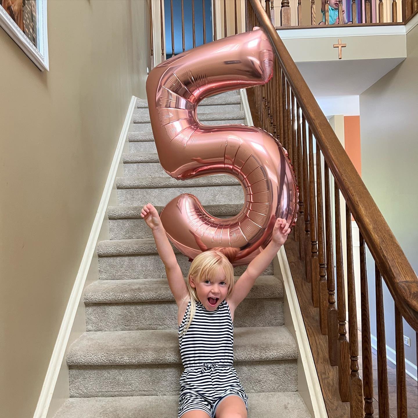 Rose Gold 7 Balloon, Number Balloons 40 Inch, 7th Birthday Decorations for Girls Boys Kids, Party Decoration for Women Men, Number 7 Balloon