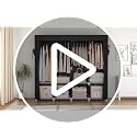 Portable Closet Wardrobe with Cover - 67 Inch Wide Large Capacity Storage for Bedroom