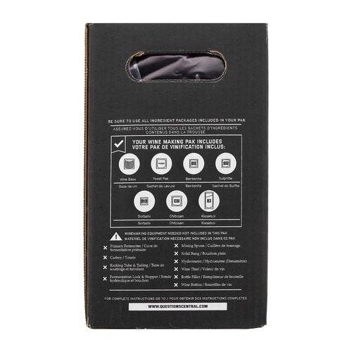 Fontana French Cabernet Sauvignon Wine Kit Ingredients - 6 Gallon DIY Kit - Makes 30 Bottles of Wine