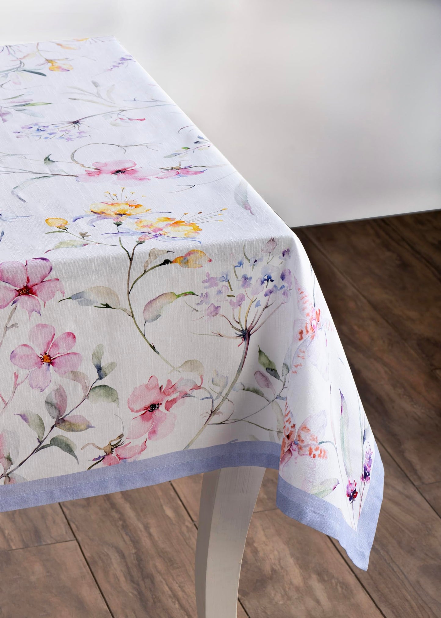 Maison d' Hermine Table Cloth Rectangle Table 100% Cotton 70 x 140 Inches Tablecloth Reusable Decorative for Dining Kitchen Room Farmhouse Home Gifts for Mothers Day Spring Summer - Summer Floral