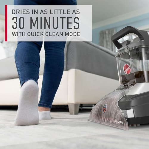 Hoover Powerscrub XL Pet Carpet Cleaner - Powerful Upright Shampooer for Deep Cleaning | Black