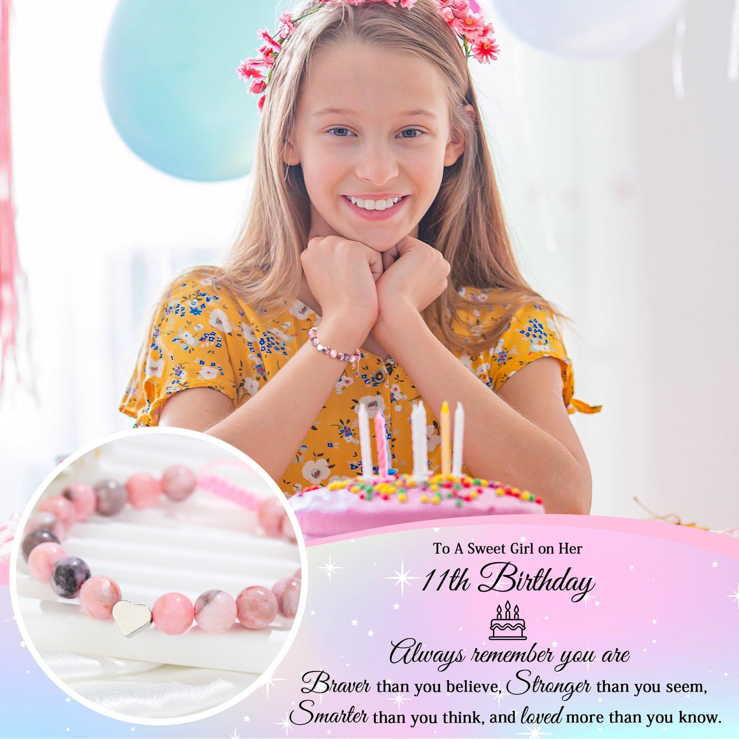11 Year Old Girl Birthday Gifts for 11 Year Old Girl Gift Trendy 11th Birthday Gifts for Girls Age 11 Gift Ideas Cool Stuff Things for Tweens, Teens, Preteen Girls Happy 11th Decoration Present