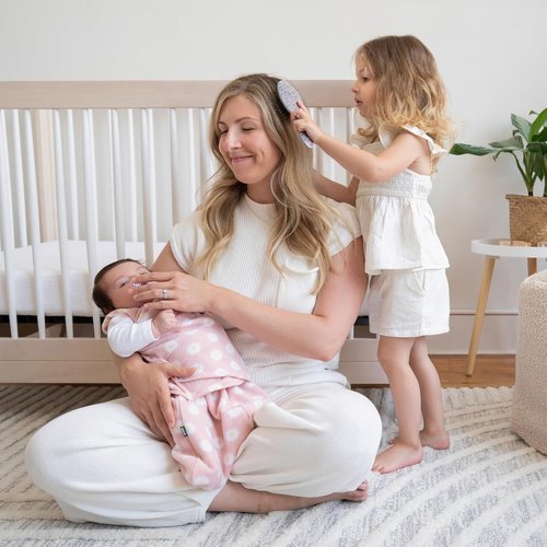 HALO Micro-Fleece Sleepsack Swaddle - 3-Way Adjustable Blanket for Newborns | Daisy, TOG 3.0, 0-3 Months