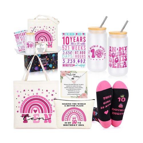Gifts for 10 Year Old Beautiful Teen Girl, 10 Year Old Beautiful Teen Girl Birthday Gifts, 10th Birthday Decorations Popular Present