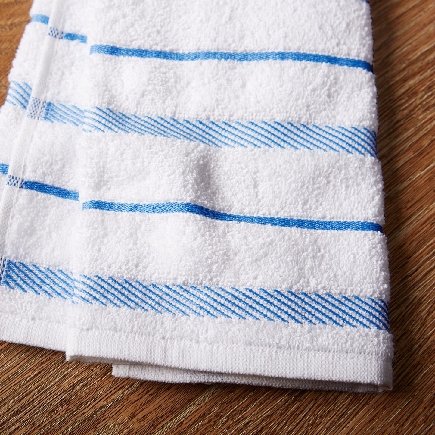 KitchenAid Albany Kitchen Towel Set, Set of 4, Cornflower 4 Count