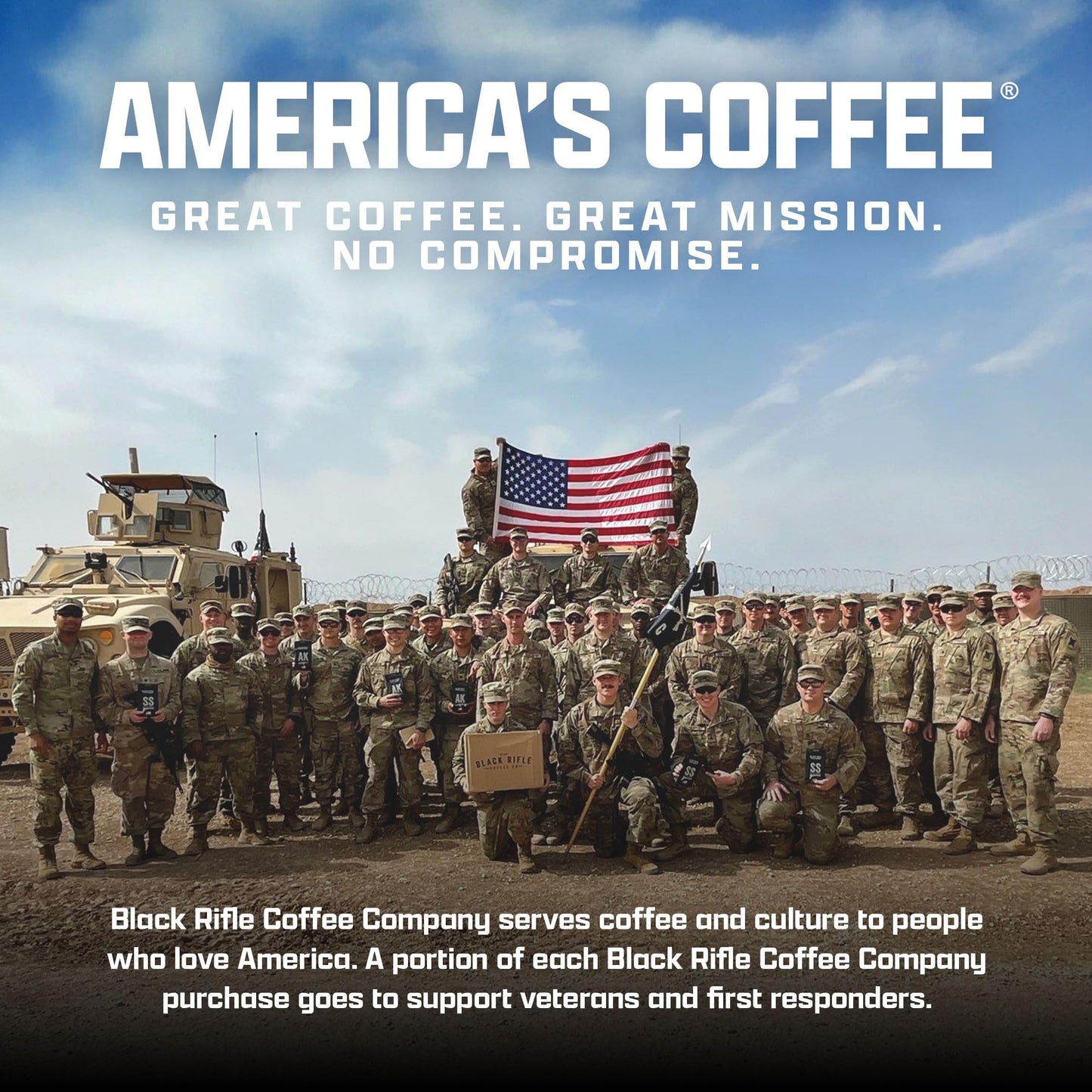 Black Rifle Coffee Company Just Black, 84 Count, Medium Roast K Cups - Single Serve K Cups Coffee Pods - Kcup Pods Compatible with all Keurig machines - Made from Arabica Beans