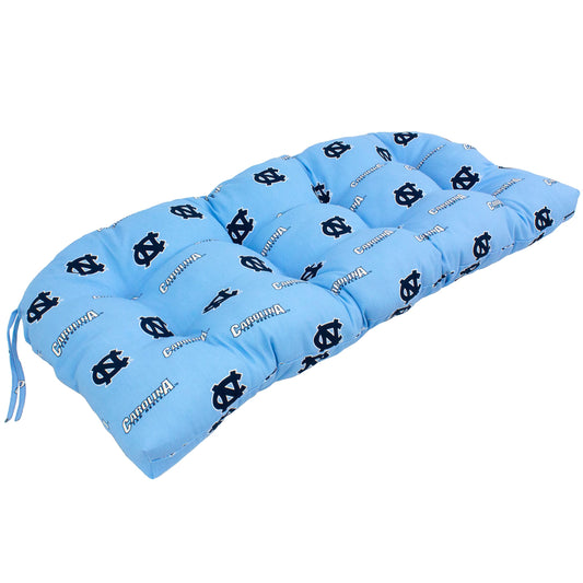 College Covers Comfy Loveseat Settee Cushion, 46 in x 20 in x 3 in, North Carolina Tar Heels