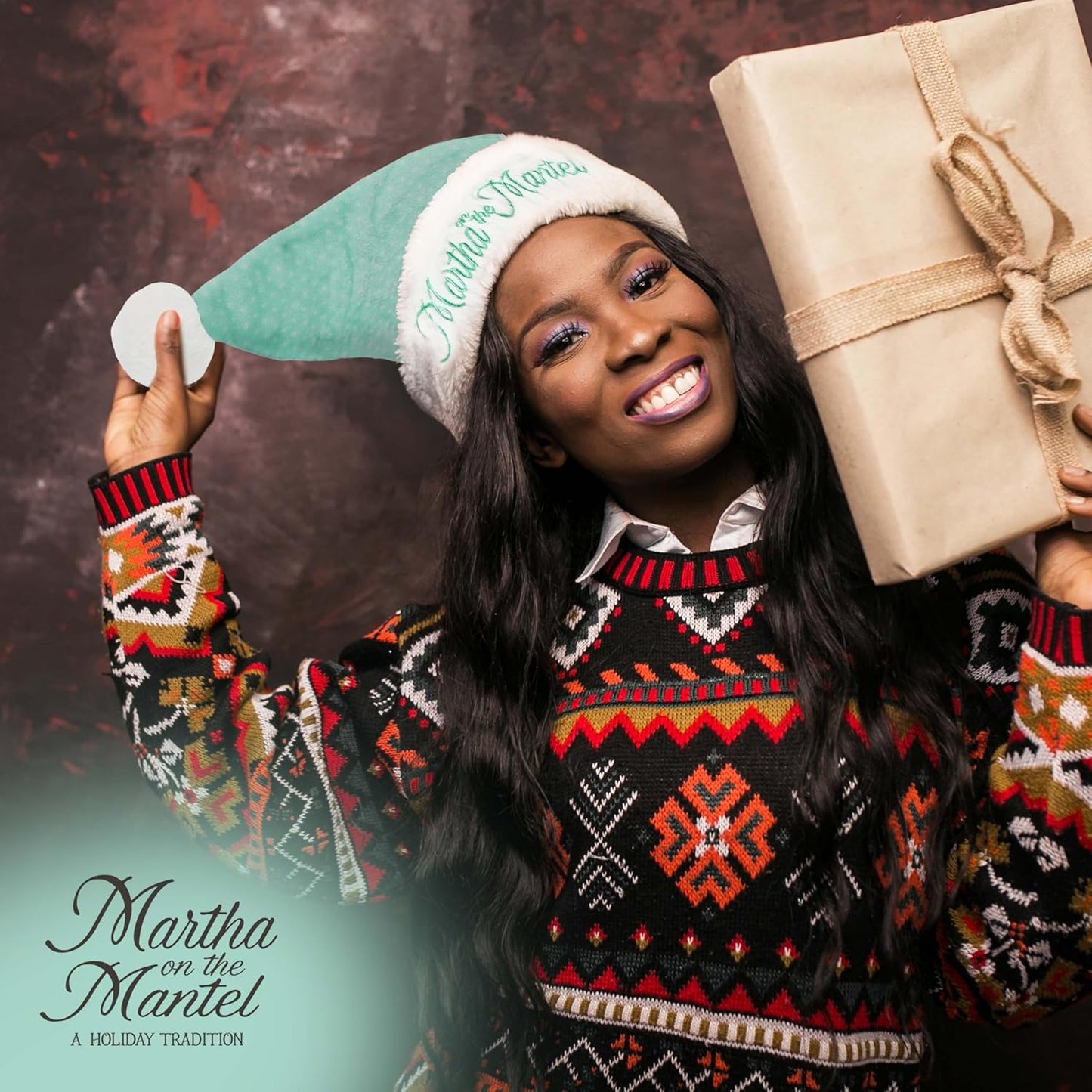 Martha Stewart Funny Santa Hat - Cool Christmas Hat for Adults | Holiday Xmas Costume Accessory
