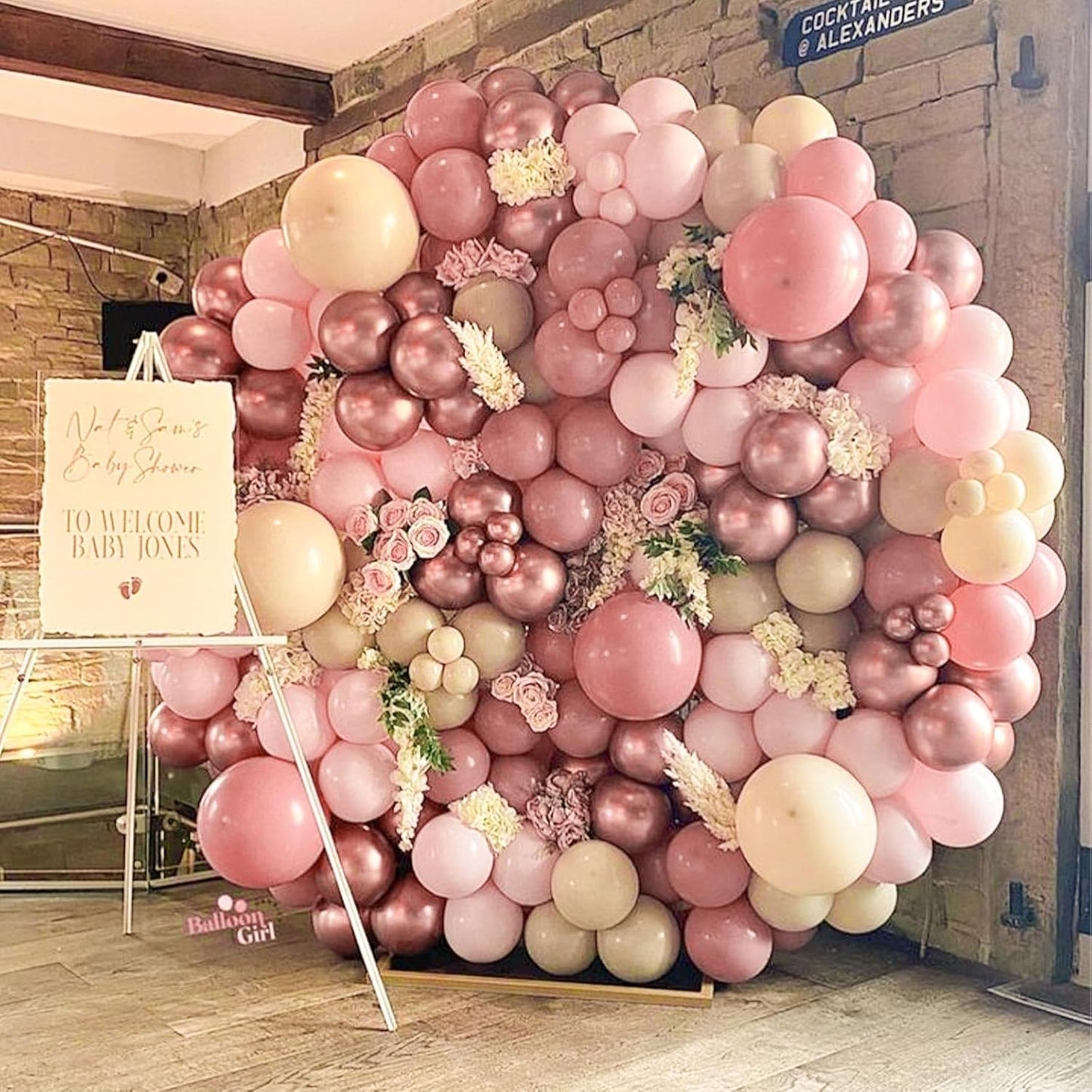 PartyWoo Dusty Pink Balloons - 50pcs 12 Inch Latex Helium Balloons for Birthday & Baby Shower Decor