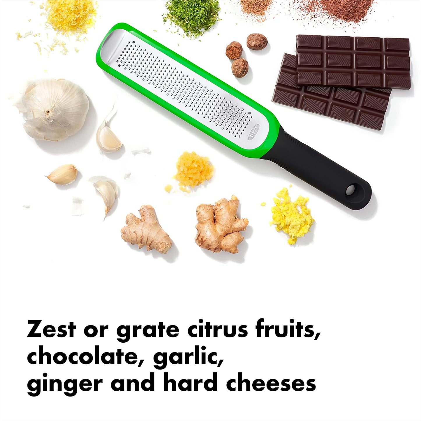 OXO Good Grips Zester & Grater - Precision Etched Blades for Effortless Grating & Zesting