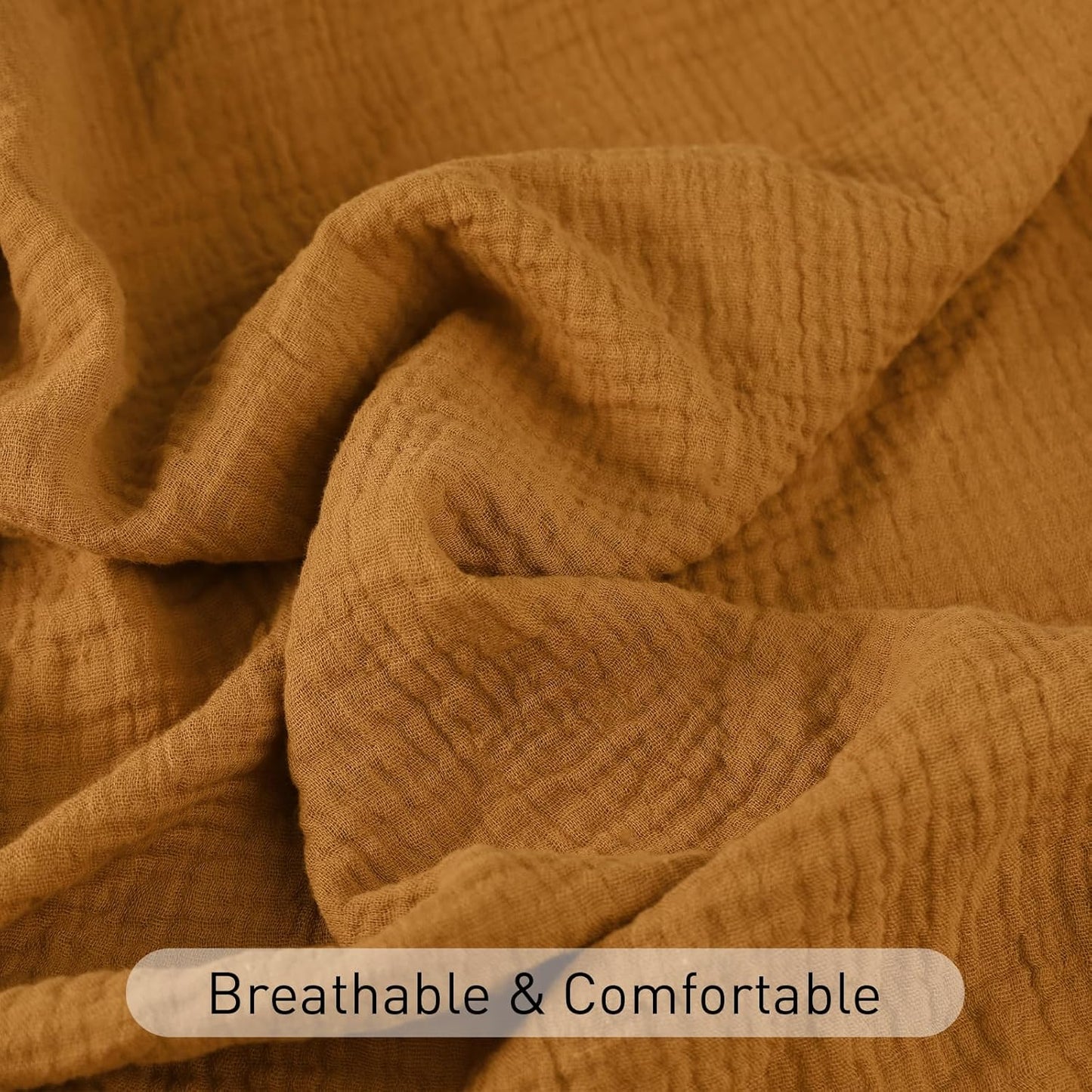 Skiennix Muslin Swaddle Blankets - 4 Pack Breathable 100% Cotton Newborn Receiving Wraps | Skin-Friendly Essentials
