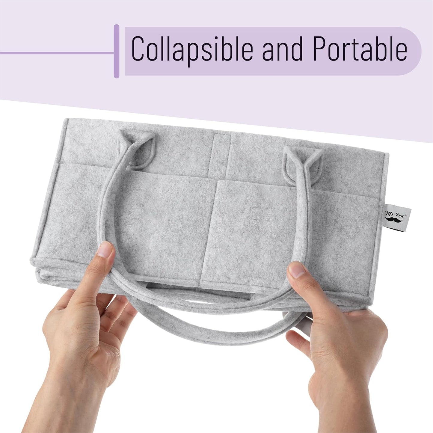 Mr. Pen - Portable Baby Diaper Caddy Organizer | Ideal for Changing Tables & Nurseries