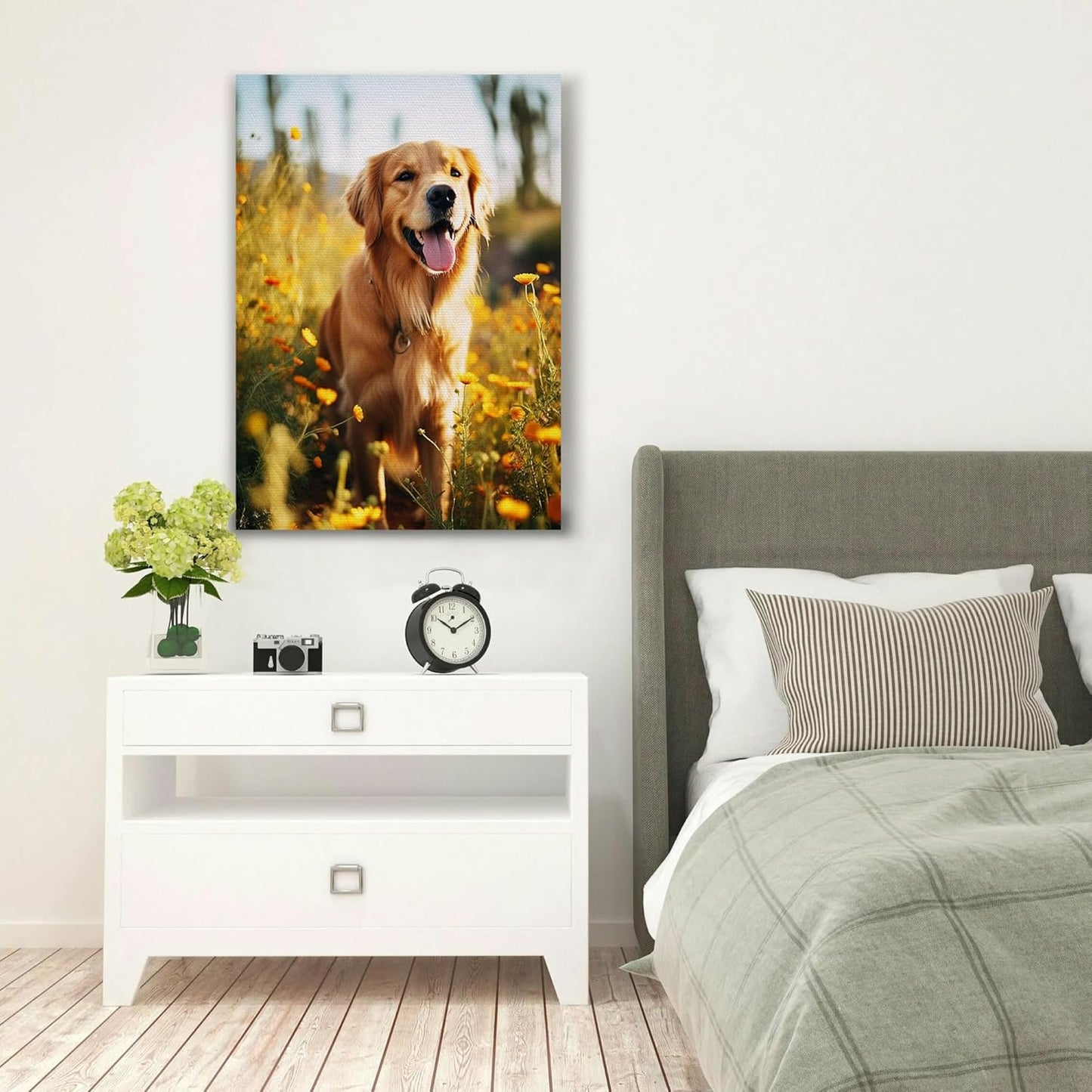 SPECPIX Custom Canvas Prints with Your Photos Customized Canvas Wall Art Personalized Canvas Pictures Gifts for Pet Dog Baby Family Mom Dad Men Women Couple Boyfriend Girlfriend Framed 12x18